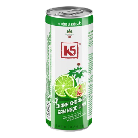Nước Chanh Khoáng Sâm Ngọc Linh Lon 320ml