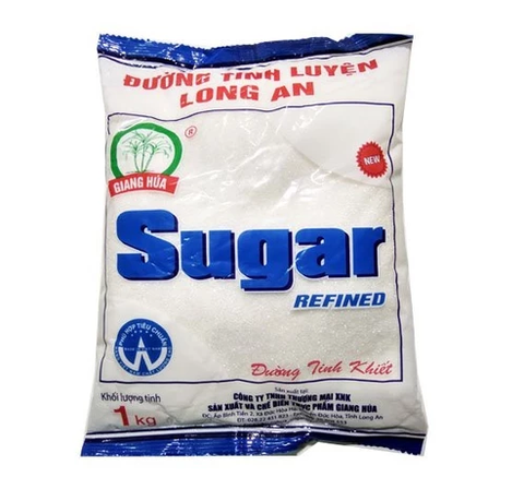 Đường tinh luyện Long An bịch 1kg