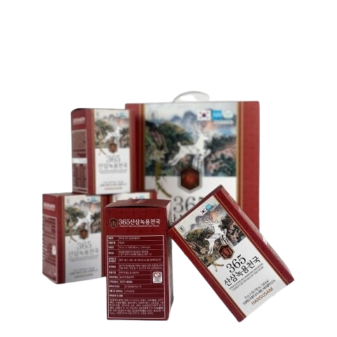 Nước Nhung Hưu Hồng Sâm Núi 365 70ml*10 gói