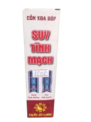 Cồn xoa bóp suy tĩnh mạch Thầy Út Long - Chai 100ml