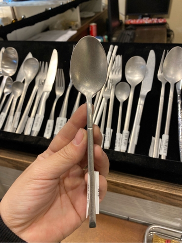 Dao Thìa Dĩa INOX 304 Mờ Đốt Trúc