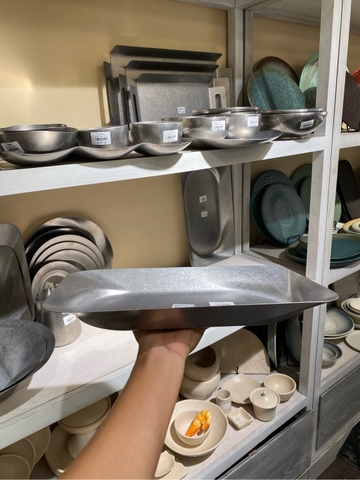 Đĩa INOX zzc01 35x21cm