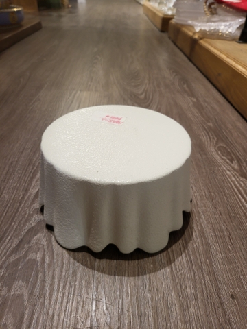 Dĩa bàn trang trí 16X8.5cm màu tuyết trắng