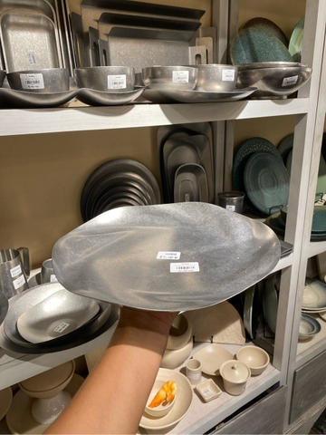 Đĩa INOX tròn xoáy 27.5cm