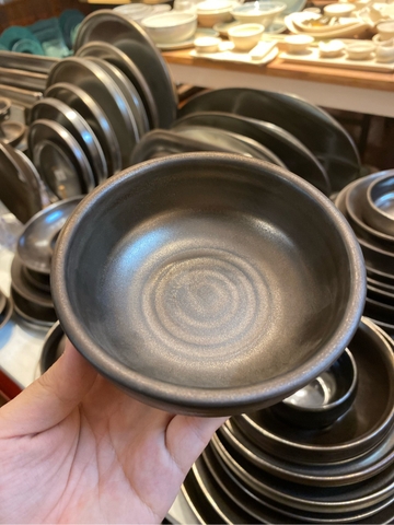 Chén cơm 11.5x4.5cm nâu đồng