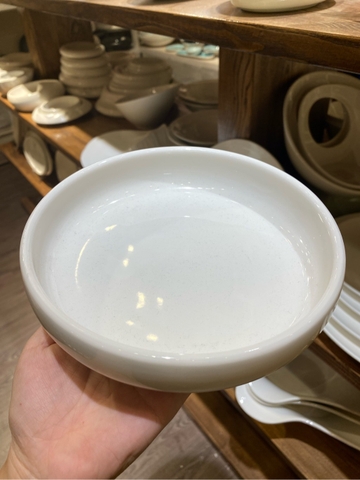 Chén sâu 7inch trắng trơn