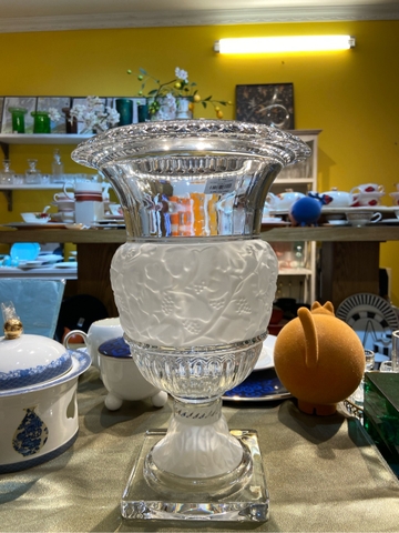 Lọ hoa Antique 30cm Crystal Bohemia
