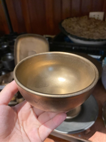 Chén cơm 11.5x6cm nâu đồng