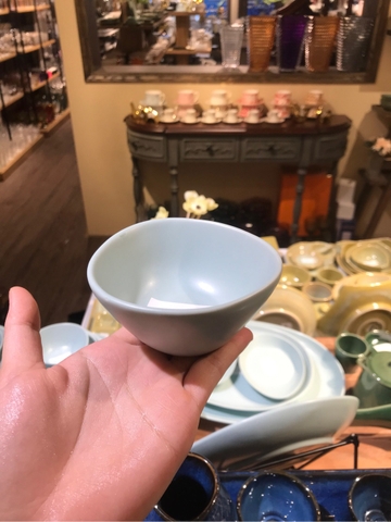 Chén cơm 10x4.5cm xanh Lục Bảo