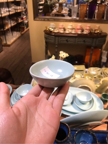 Chén chấm 9x3cm xanh Lục Bảo