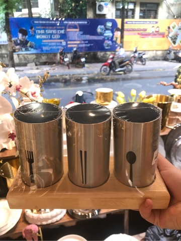 Bộ 3 ống đũa dao thìa