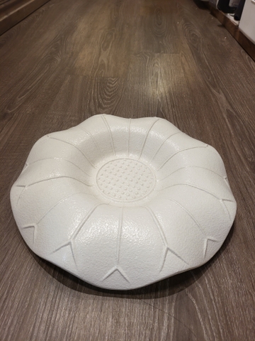 Dĩa sen dầy 30cm Tuyết trắng