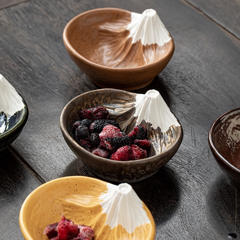 Đĩa kiểu núi Phú Sĩ 20cm