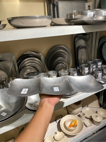 Đĩa INOX 3 ngăn 26.5x13cm