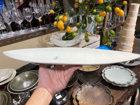 Đĩa lá trắng 43x12x2.3cm