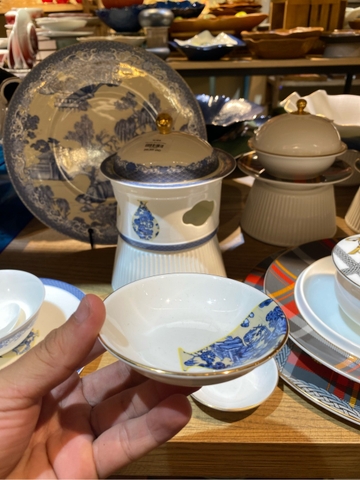 Tiêu 3.5inch Blue and white