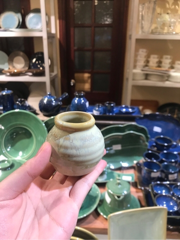 Hủ tăm 5.5x5.4cm xanh bơ