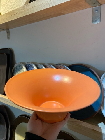 Tô loe 24.5x10 cm màu cam