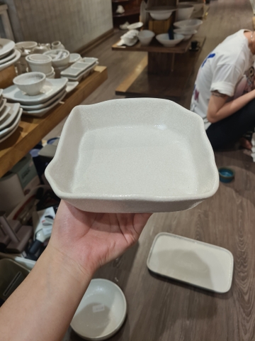 Đĩa vuông lộc phát không vệt