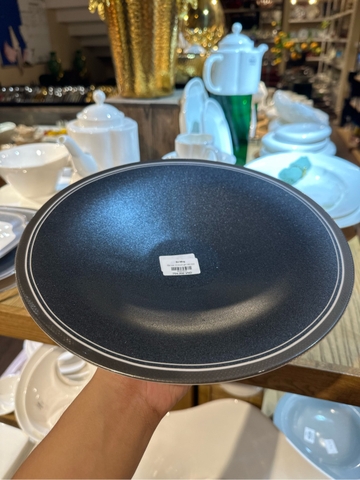 Đĩa nón 11.5inch ghi viền bạc