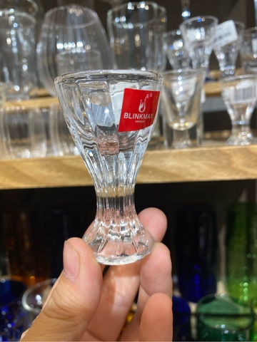 Ly rượu eo chân màu