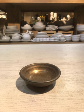 Chén chấm 8.3x2.5cm nâu đồng