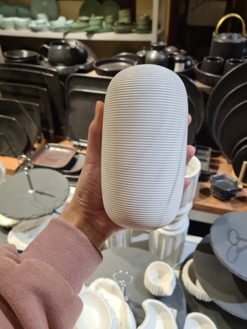 Lọ tranh thuỷ mặc gốm