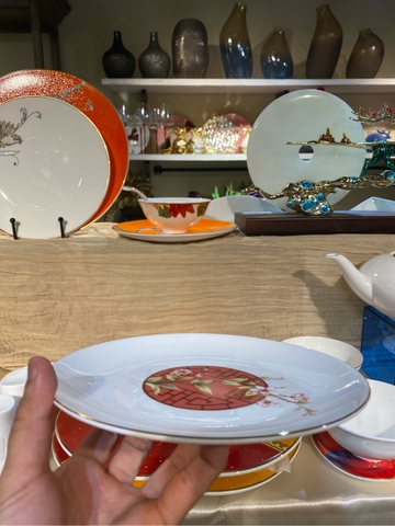 Đĩa nông 7 hoa đào