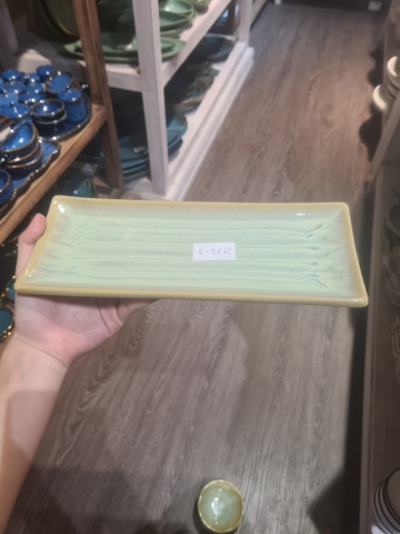 Dĩa CN 29x11.8x2.5cm xanh bơ