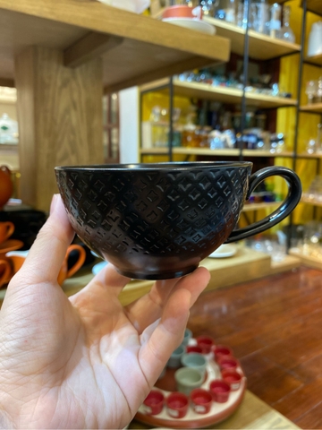 Tách trà to Kaleidoscope Đen