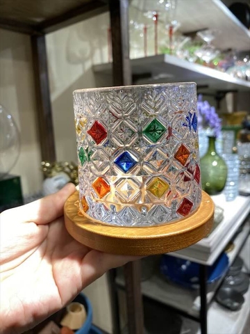 Cốc Nến Đế Gỗ