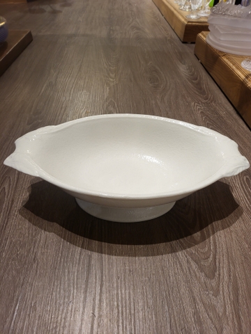 Tô kim lượng 36x9.5cm tuyết trắng