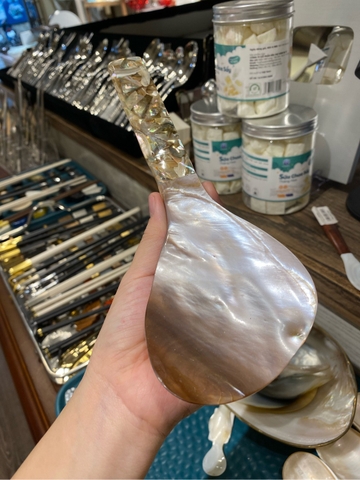 Muôi trai vát cán khảm