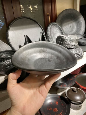 Tô 6.5inch đen méo C301