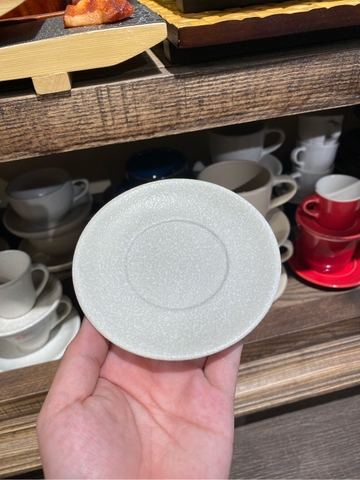 Đĩa lót tách espresso 10cm lộc phát không vệt