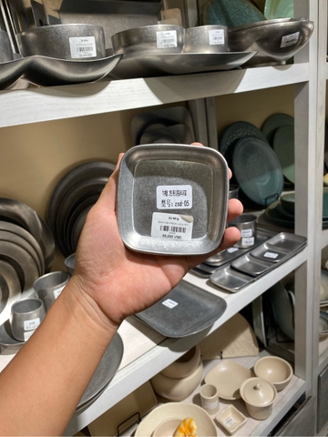 Chén chấm INOX vuông 9cm