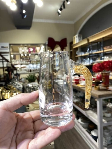 Bình Rót Rượu Tay Lá Vàng