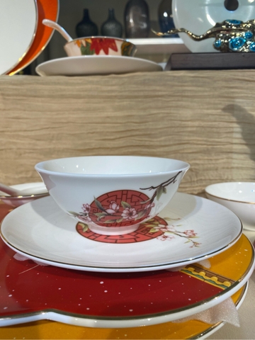 Bát cơm 4.5inch hoa đào