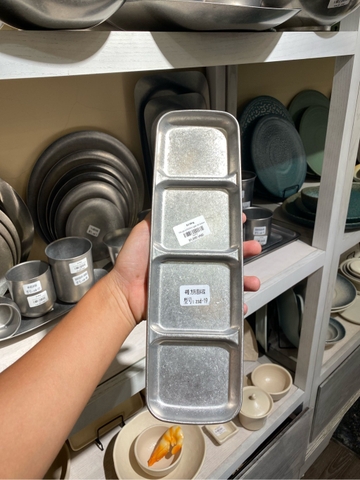 Đĩa gia vị INOX4 ngăn 30.5x9cm