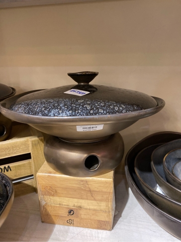 Bát soup có nắp 11 mè đen