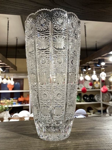 Lọ hoa miệng tròn mài mặt trời 30cm