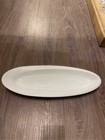 Dĩa oval 46x17 cm tuyết trắng