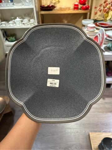 Đĩa 4 cánh 10.5inch ghi viền bạc