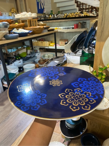 Đĩa bằng 12 snow lotus