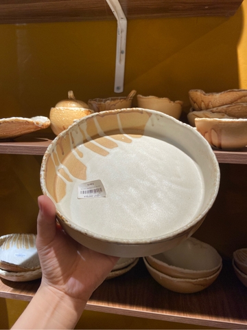 Tô tròn cao 8inch nâu sa mạc