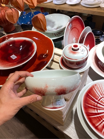 Bát có chân 7.5inch Trăng Đỏ