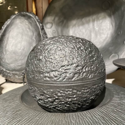 Quả cầu 5inch đen méo C336