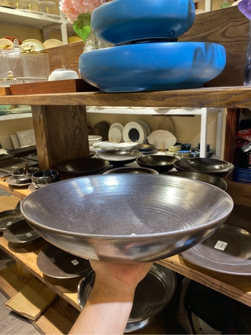 Bát 12inch Ngọc Trai Đen