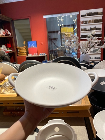 Chảo 2 tai 30cm trắng Shanghai