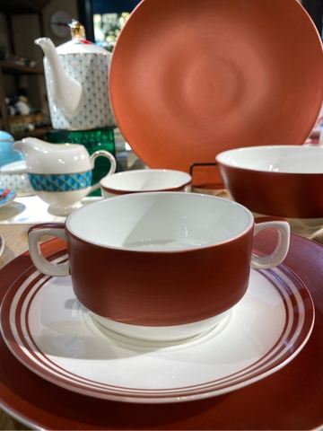 Chén soup 2 tai Coral